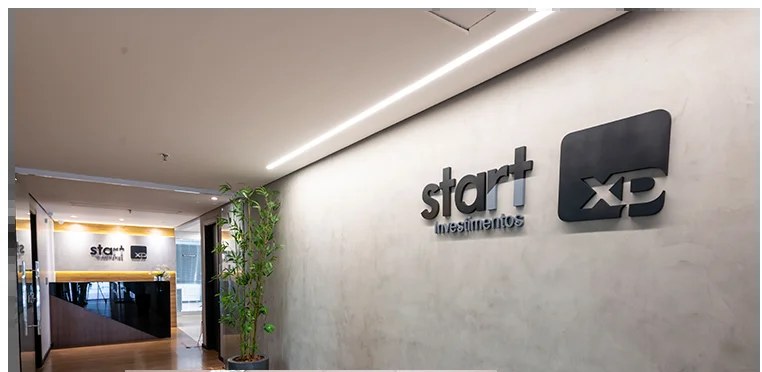 Recepção do escritório da Start Investimentos no Cocó, Fortaleza